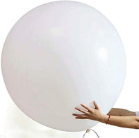 Thumbnail for 6 Piezas Globos Blancos Globos Enormes De 36 Pulgadas, Globos Gigantes Para Fiestas Globos De Cumpleaños Extra Grandes, Globos Gruesos De Látex De Helio Para Globos Grandes Gigantes Para Boda Bautizo