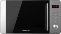 Cecotec Microondas ProClean 5010. 700 W, Capacidad de 20 L, Revestimiento Ready2Clean, 5 Niveles Funcionamiento, 8 Programas, Tecnología 3DWave, Temporizador, Diseño Frontal y Tirador Inox