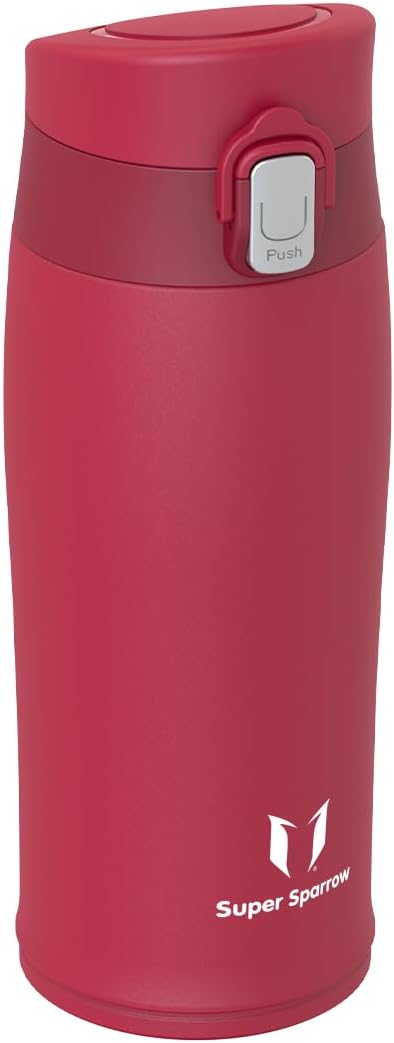 Super Sparrow Botella Agua Acero Inoxidable - Botella Termica - 350ml/500ml/750ml/950ml - Termo Sin BPA, Botella Agua Niños, para Deporte, Viaje, Escuela, Exterior, Oficina, Hogar