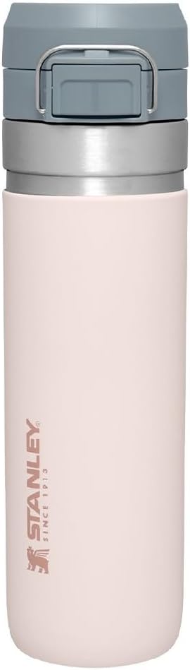 Stanley Quick-Flip - Botella de agua de 0,7 L, cuarzo rosa, OS