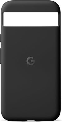 Google Funda Pixel 8a - Silicona Duradera y Resistente a Las Manchas - Funda de teléfono Android - Obsidiana