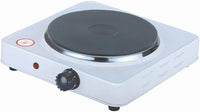 LEOFLA Fornello Elettrico Regolabile 1500W Da Viaggio Campeggio Piastra In Ghisa 185 Mm