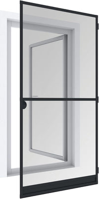 Thumbnail for Mosquitera Windhager Tensor Expert, Marco Aluminio para Puertas, 120 x 240cm acortable Individualmente, Antracita, 03905