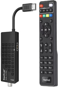 Thumbnail for Decodificador Digital Terrestre DVB T2 HDMI TV Stick, Dolby Audio HD 1080P H265 HEVC Master 10bit, decodificador DVB-T2 HD Smart TV USB WiFi/Multimedia/PVR, con 2 en 1 Mando a Distancia