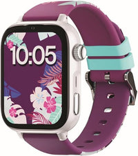 SaveFamily SaveWatch Plus 2 | Reloj Inteligente Niño con Localizador GPS, Llamada, Vídeo, Whatsapp, Spotify, App Store | SIM Incluida - Esfera Blanca y Correa de Silicona Maui