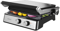 Thumbnail for Cecotec Parrilla Eléctrica Rock'nGrill Blaze. 2400W, Revestimiento RockStone, Fácil Limpieza, Apertura de 180º, Libre de BPA, Superficie de Cocinado de 29x23 cm, Temperatura Regulable
