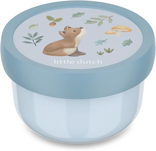 Mepal - Obstbox Campus Little Dutch - Snackbox für Kinder - Spülmaschinen- und mikrowellenfest - BPA-frei - 300 ml - Forest Friends