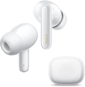 XIAOMI Redmi Buds 6 Pro - Auriculares inalámbricos, cancelación de Ruido, Ligeros, hasta 36 Horas de autonomía, Bluetooth 5.3,Blanco (Versión ES)