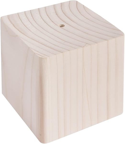 Rayher 62838000 Base Legno, 8 cm pack de 6