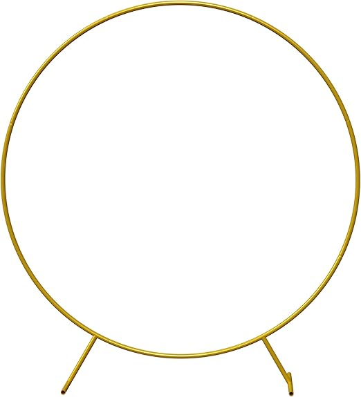 PILIN Kit de Arco de Globo de Metal Oro Redondo 1.8M para Decoración de Boda y Cumpleaños
