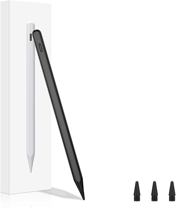Lápiz para HP, Lápiz Stylus HP Envy x360, HP Spectre x360, HP Pavilion x360 y Microsoft Surface Pro 11 X/9/8/7/6/5/4/3, Surface Go/Book/Laptop/Studio/Duo 1/2/3/4, 2500 Horas de duración de la batería
