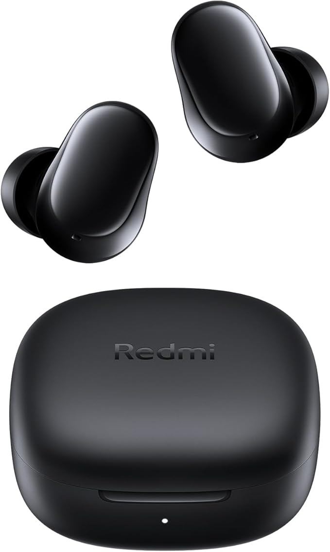 XIAOMI Redmi Buds 6 Play - Auriculares inalámbricos, cancelación de Ruido, Ligeros, hasta 36 Horas de autonomía, Bluetooth 5.4, Negro (Versión ES)