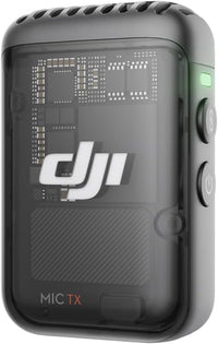 Transmisor DJI Mic 2 (Shadow Black), micrófono inalámbrico con cancelación de Ruido Inteligente, 14 Horas de grabación Interna, 6 Horas de batería, fijación magnética, Bluetooth, Vlogs