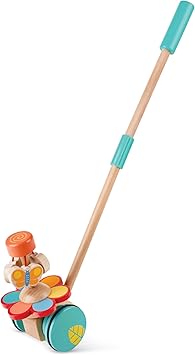 Hape Jardín de Arrastre | Juguete de Empujar y Arrastrar de Madera | Desde 12 Meses+