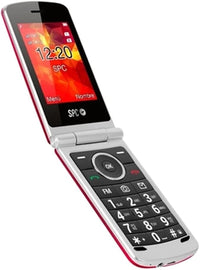 Thumbnail for SPC Opal - Teléfono móvil de Tapa con Gran Pantalla, Letras y Teclas Grandes, Volumen Extra Alto, fácil de Usar, configuración remota, Radio FM, Agenda, Color Rojo