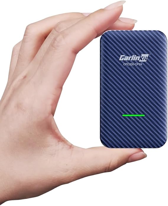 Carlinkit 4.0 Wireless Adapter, Wireless CarPlay y Android Auto Adapter Solo para automóviles con Apple CarPlay cableado de fábrica, dongle USB de conexión Directa, Realize cableado a inalámbrico
