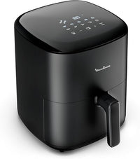 Moulinex Easy Fry Max 5L – Freidora aire para cocinar en poco tiempo, ahorro energético hasta 70%, panel control intuitivo, 10 programas automáticos, para 6 personas, recetario digital, EZ2458