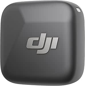 DJI Mic Mini Transm (Infinity Negro), superligero, Sonido Lleno de Detalles