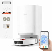 XIAOMI Robot Vacuum X20+ - Robot Aspirador y fregasuelos con Sistema Inteligente de navegación láser (LDS), Succión de 6000 Pa, Blanco (Versión ES)