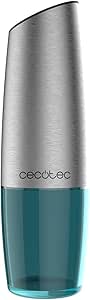 Cecotec Molinillo de Especias Eléctrico InstantMill Gravity. Cuerpo de Acero Inoxidable con función gravity, Amoladora Cerámica, Molienda Ajustable, Ventanas de acrílico, Luz LED incorporada