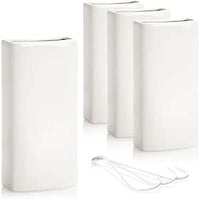 COM-FOUR® Calefacción del humidificador de aire 4x - humidificador de aire del radiador - suspensión interior - evaporador de agua de calefacción de cerámica (blanco - suspensión interior)
