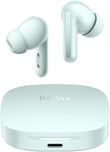 XIAOMI Redmi Buds 6 - Auriculares inalámbrico, cancelación de Ruido, Ligero, 10 Horas de autonomía y 42 Horas con el Estuche de Carga, Bluetooth, Verde (Versión ES)