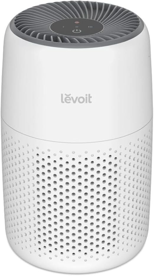 Levoit Purificador de Aire con Filtro HEPA, Portátil, Core Mini Blanco