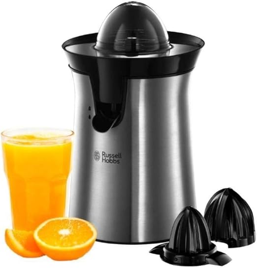 Russell Hobbs 22760-56 Exprimidor de Zumo Eléctrico, Color Acero Inoxidable/Gris