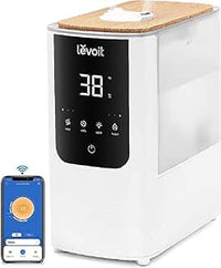 Thumbnail for Levoit Top-Fill Luftbefeuchter, Smart Humidifier, Warm&Kalter Nebel max 550 ml/h, bis 40㎡, leise Raumbefeuchter mit Nachtlicht für Kinderzimmer, Pflanzen, Auto Shut-off, 4,5 L, Mondweiß