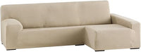 Eysa Italia Ulises - Funda de Chaise Longue Derecha elástica, Color Beige