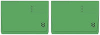 Elba Gio, Subcarpeta A4 Cartulina con Bolsa y Solapa, Material Reciclado, Color Verde, 25 unidades