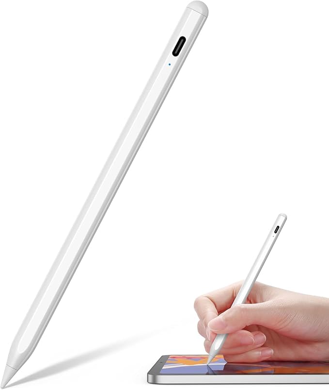 Lápiz capacitivo activo compatible con DOOGEE TAB A9/A9 Pro+/A9 Pro/A9+/E3 Pro/Tab G6+, lápiz táctil con doble función táctil, lápiz capacitivo recargable para escritura y dibujo en tableta