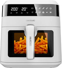 Thumbnail for Cecotec Freidora de Aire sin Aceite de 6 L Cecofry Experience Window White 6000 Air Fryer. 1300 W, PerfectCook, Temperatura Regulable, Ventana, Panel de Control Táctil, 9 Modos, Temporizador