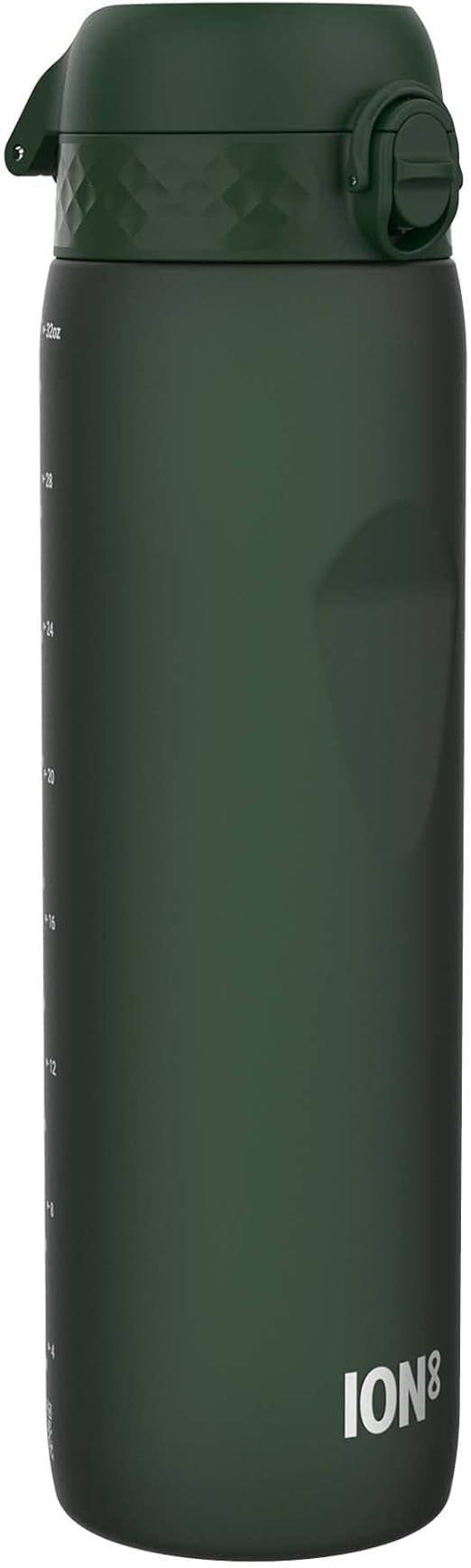 ION8 Botella de Agua 1 Litro, 1000 ml, a Prueba de Fugas, Fácil de Abrir, Cerradura Segura, Asa de Transporte, Apta para Lavavajillas, Sin BPA, Ideal para Deporte y Gimnasio