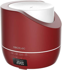 Cecotec Difusor de aroma PureAroma 500 Smart Garnet. Capacidad 500ml, Pantalla LED, Temporizador 12h, Despertador, 3 Modos de funcionamiento, Cobertura 30m2