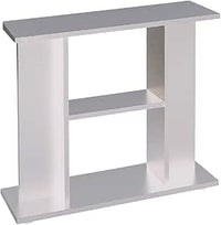 Amtra System 80 - Mueble Para Acuario De Madera Blanca, 80X32X70 Cm - Soporte Robusto En Estilo Clásico Y Esencial Para Tener Un Kit Completo De Accesorios Para Acuario - Made In Italy