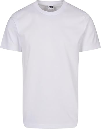 URBAN CLASSICS Camiseta para Hombre de Manga Corta, Camiseta básica de algodón y Cuello Redondo, Distintos Colores y Tallas XS - 5XL