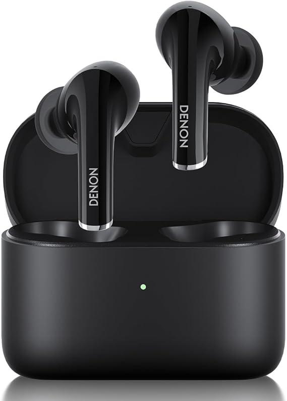DENON Auriculares inalámbricos AH-C830WNC con Bluetooth y cancelación de Ruido, sintonización Soundmaster y hasta 24 Horas de duración de la batería, Negro