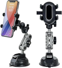 Thumbnail for ZEVNRUO Soporte de teléfono para coche, ángulo de rotación de 360°, soporte de succión ajustable, accesorios para parabrisas de coche, compatible con iPhone, Samsung Galaxy, todos los teléfonos de 4.7