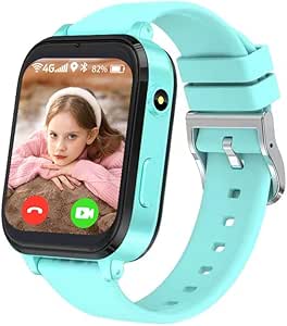 clleylise Reloj Inteligente Infantil con 4G GPS en Tiempo Real, Llamadas SOS, Juegos Educativos y Diseño Unisex para Niños y Niñas – Smartwatch Seguro con Localización y Diversión (Blanco)