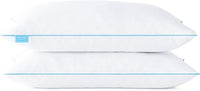 Linenspa 40 x 80 cm almohada de espuma viscoelástica triturada - Pack de 2