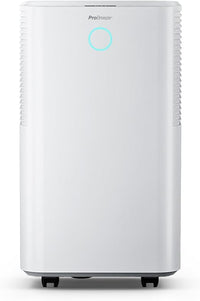 Pro Breeze OmniDry Deshumidificador 12 L, bajo consumo, silencioso, 3 modos, higrostato, LED, temporizador 24 h, tubo drenaje, secado ropa, elimina humedad, moho y alergias