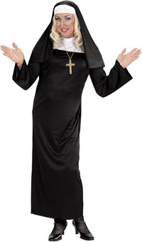 Thumbnail for W WIDMANN MILANO Party Fashion - Disfraz de monja, monja, clériga, disfraz de iglesia, carnaval