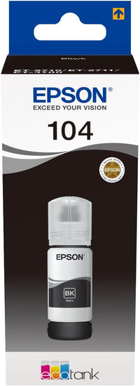 Thumbnail for Epson C13T00P140 Tinta 104 negro, 4500 Lados EcoTank, 65 ml