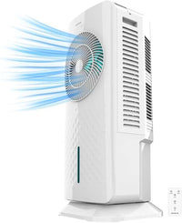 Thumbnail for Cecotec Climatizador Evaporativo EnergySilence 3500 Cool Compact Smart, 65 W, DepÃ³sito 3,5 L, TÃ¡ctil, Mando a distancia, 3 Velocidades, 2 modos, OscilaciÃ³n 70Âº, Temporizador 12h, Incluye 2 enfriadores