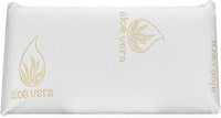 DUÉRMETE ONLINE - Almohada Viscoelástica Aloe Vera Visco | Máximo Confort y Excelente Adaptabilidad con Propiedades Antiestrés | 70 x 40 cm