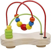 Hape Laberinto Bebé Doble | Juguete de Madera para el Desarrollo de Habilidades Tempranas