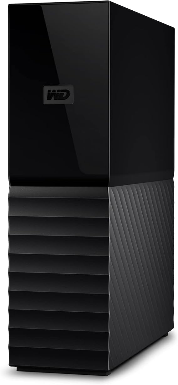 WD My Book 8 TB Desktopopslag (SuperSpeed USB-poort, 256-bits AES-hardwareversleuteling, met software voor apparaatbeheer, back-up en wachtwoordbeveiliging, 3 jaar beperkte garantie) Zwart