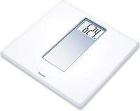 Beurer PS 160 Personenwaage, Waage mit LCD-Display, große Ziffern 4,7 cm, Tragkraft 180 kg, weißes Retro-Design, weiß