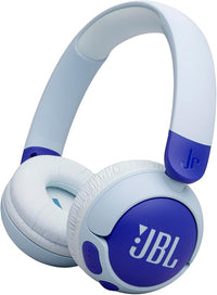 JBL Junior 320 BT, Casque Supra-auriculaire sans Fil pour Enfants, Bleu